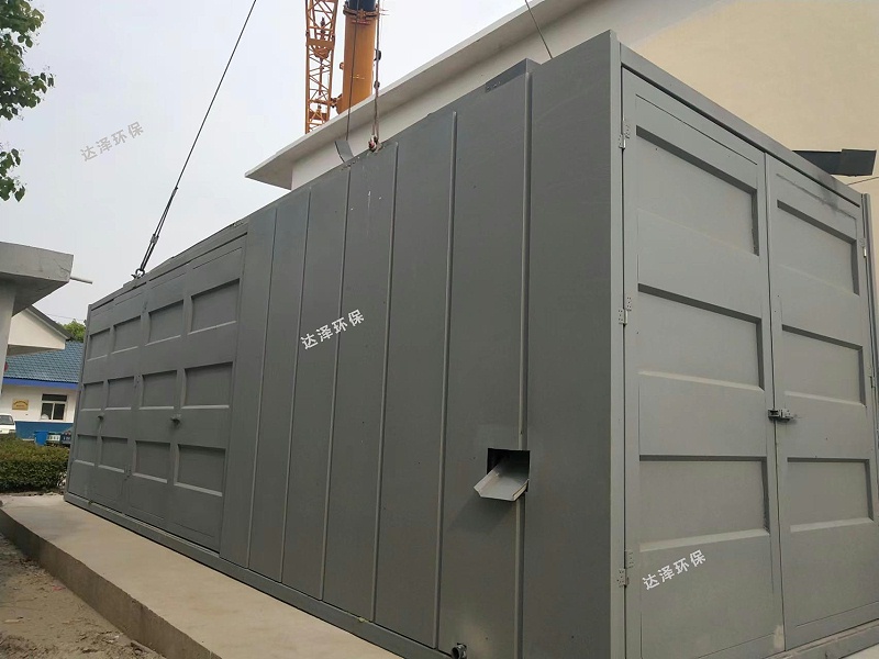 盐城市东台市垃圾转运站渗滤液处理设备即将投入使用 盐城市东台市垃圾转运站渗滤液处理设备即将投入使用